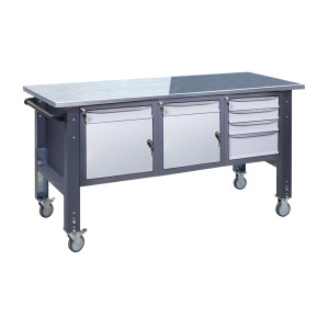 Верстак мобильный (на регулируемых опорах) ВРМ 41 3МС/МД/МД О(1,0)