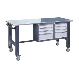 Верстак мобільний (на регульованих опорах) ВРМ 41 3МС/3МС О(2,0)