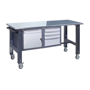 Верстак мобильный (на регулируемых опорах) ВРМ 41 3МС/МД О(2,0)