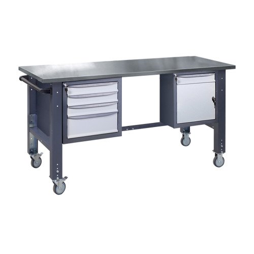 Верстак мобільний (на регульованих опорах) ВРМ 41 МД/3МС Н