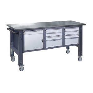 Верстак мобильный (на регулируемых опорах) ВРМ 41 3МС/3МС/МД Н