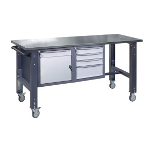 Верстак мобильный (на регулируемых опорах) ВРМ 41 3МС/МД Н