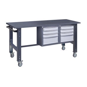 Верстак мобильный (на регулируемых опорах) ВРМ 41 3МС/3МС Ч