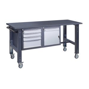 Верстак мобильный (на регулируемых опорах) ВРМ 41 МД/3МС Ч