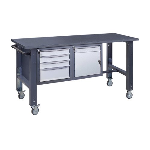 Верстак мобільний (на регульованих опорах) ВРМ 41 МД/3МС Ч