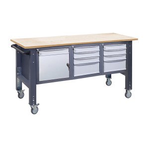 Верстак мобильный (на регулируемых опорах) ВРМ 41 3МС/3МС/МД К