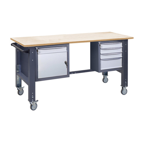 Верстак мобильный (на регулируемых опорах) ВРМ 41 3МС/МД К