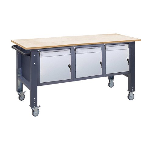 Верстак мобільний (на регульованих опорах) ВРМ 41 МД/МД/МД Ф