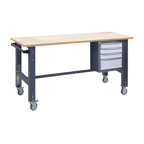 Верстак мобільний (на регульованих опорах) ВРМ 41 3МС Ф