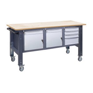 Верстак мобильный (на регулируемых опорах) ВРМ 41 3МС/МД/МД Ф