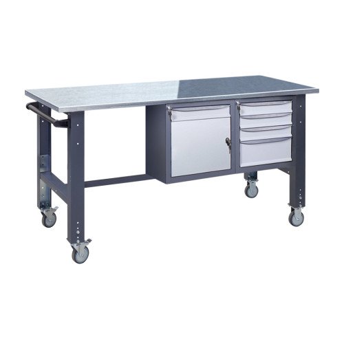 Верстак мобильный (на регулируемых опорах) ВРМ 41 3МС/МД О(1,0)