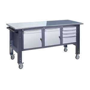 Верстак мобільний (на регульованих опорах) ВРМ 41 3МС/МД/МД О(1,0)