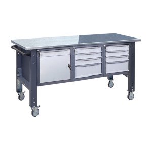 Верстак мобильный (на регулируемых опорах) ВРМ 41 3МС/3МС/МД О(1,0)