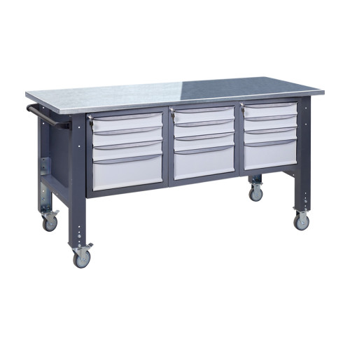 Верстак мобільний (на регульованих опорах) ВРМ 41 3МС/3МС/3МС О(1,0)