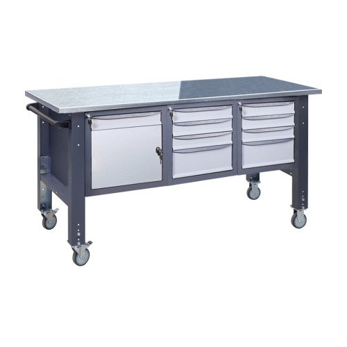 Верстак мобильный (на регулируемых опорах) ВРМ 41 3МС/3МС/МД О(2,0)