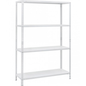 Стеллаж МС 4 полки 1450×1000×400 Белый (RAL-9016)