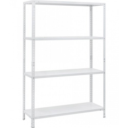 Стеллаж МС 4 полки 1450×1000×400 Белый (RAL-9016)