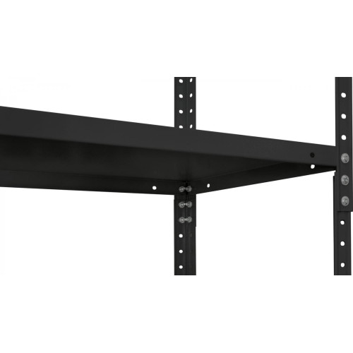 Стелаж МС 5 полиць 1970×1000×400 Чорний (RAL-9005)