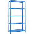 Стеллаж МС 5 полок 1970×1000×400 Голубой (RAL-5012)