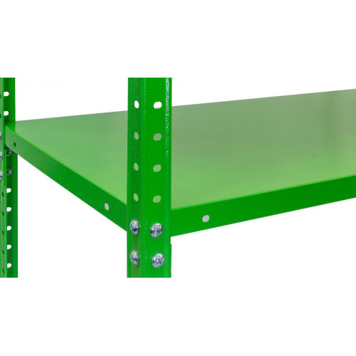 Стеллаж МС 5 полок 1970×1000×400 Зелёный (RAL-6018)