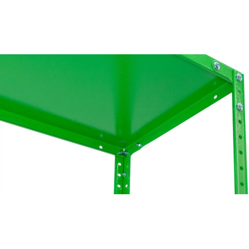 Стеллаж МС 5 полок 1970×1000×400 Зелёный (RAL-6018)