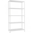 Стелаж МС 5 полиць 1970×1000×400 Білий (RAL-9016)