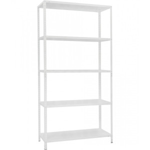 Стеллаж МС 5 полок 1970×1000×400 Белый (RAL-9016)