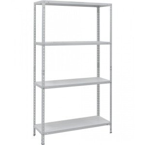 Стеллаж МС 4 полки 1450×750×300 Серый (RAL-7035)