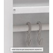 Шафа одягова металева ШОМ-Г-400/2-4
