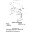 Стол офисный на металлокаркасе ПС 1600 Бук Бавария