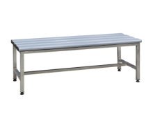 Скамейка с нержавеющим каркасом С-1000П (AISI 304)