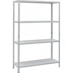 Стеллаж МС 4 полки 1450×1000×300 Серый (RAL-7035)