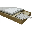 Стеллаж МС 4 полки 1450×1000×400 Серый (RAL-7035)