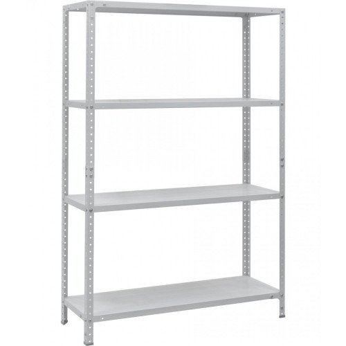Стеллаж МС 4 полки 1450×1000×300 Серый (RAL-7035)