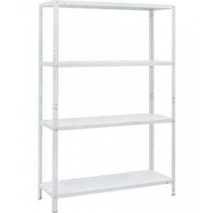 Стелаж МС 4 полиці 1450×1000×400 Білий (RAL-9016)