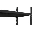 Стеллаж МС 4 полки 1450×1000×400 Черный (RAL-9005)