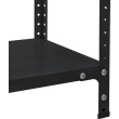Стеллаж МС 4 полки 1450×1000×400 Черный (RAL-9005)
