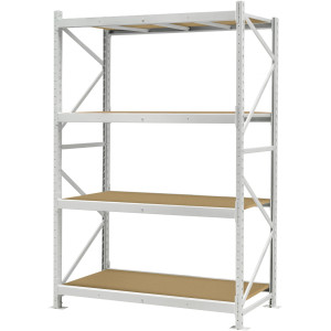 Стеллаж ПСТ 1200x1000x2500 (4 уровня, ДСП) основной (0-300 кг на уровень)