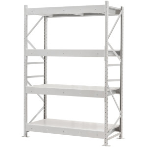 Стеллаж ПСТ 1200x1000x2500 (4 уровня, полки металл) основной (400-800 кг на уровень)