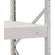 Стеллаж ПСТ 1200x1000x2000 (3 уровня, полки металл) приставной (400-800 кг на уровень)