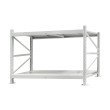 Стеллаж ПСТ 1200x600x1500 (2 уровня, полки металл) основной (0-400 кг на уровень)