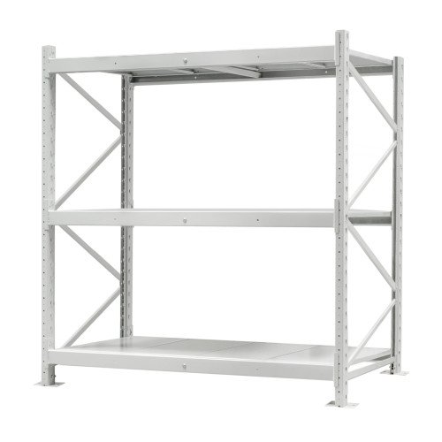 Стеллаж ПСТ 1200x500x2000 (3 уровня, полки металл) основной (0-400 кг на уровень)