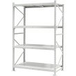 Стеллаж ПСТ 1200x600x2500 (4 уровня, полки металл) основной (0-400 кг на уровень)