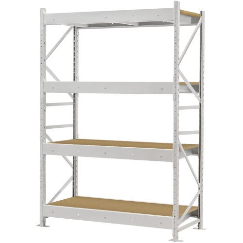 Стеллаж ПСТ 1200x1000x2500 (4 уровня, ДСП) основной (300-400 кг на уровень)
