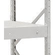 Стеллаж ПСТ 1200x500x1500 (2 уровня, полки металл) основной (400-800 кг на уровень)