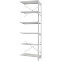 Стеллаж ПС 1500x600x2500 (6 полок) приставной (200 кг на полку)