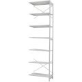 Стеллаж ПС 1500x600x3000 (7 полок) приставной (250 кг на полку)
