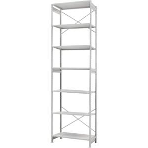 Стеллаж ПС 1150x300x3000 (7 полок) основной (100 кг на полку)
