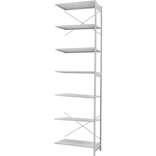 Стеллаж ПС 1150x400x3000 (7 полок) приставной (100 кг на полку)