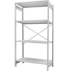 Стеллаж ПС 1500x400x1500 (4 полки) основной (100 кг на полку)